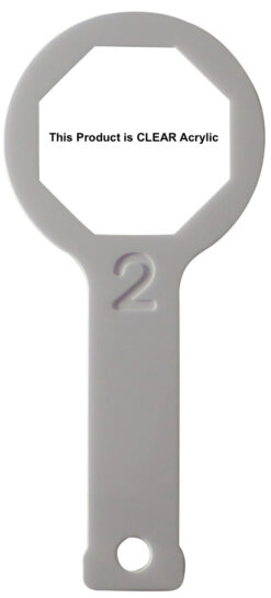 Closed End Bulkhead Wrenches - Fits Lifegard™️ 2" Bulkhead Fitting